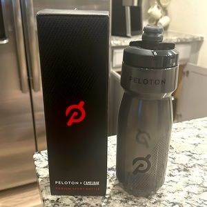 Peloton x Camelbak Plastic Water Bottle, Black, In box, never used